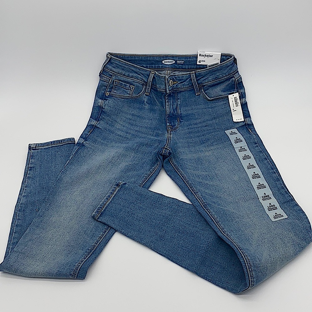 Old Navy Mid-Rise Rockstar Super Skinny Jeans